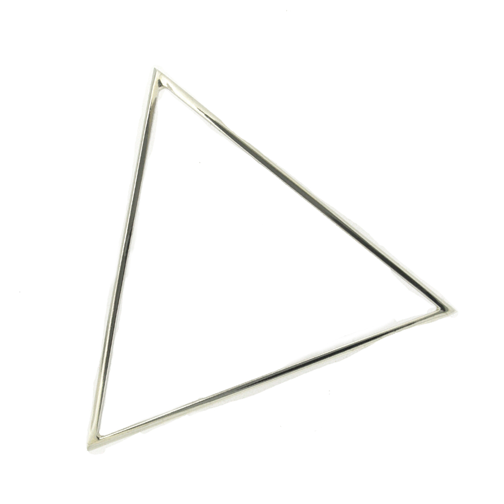 Simply Silver Triangle Bangle