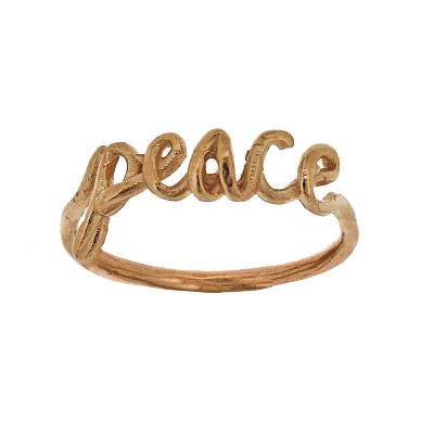 Kitten Inspiration Peace Ring