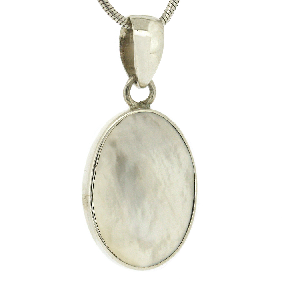Bespoke Oval Mother of Pearl Pendant