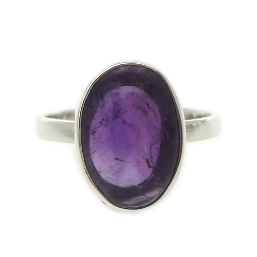 Small Oval Stone Ring