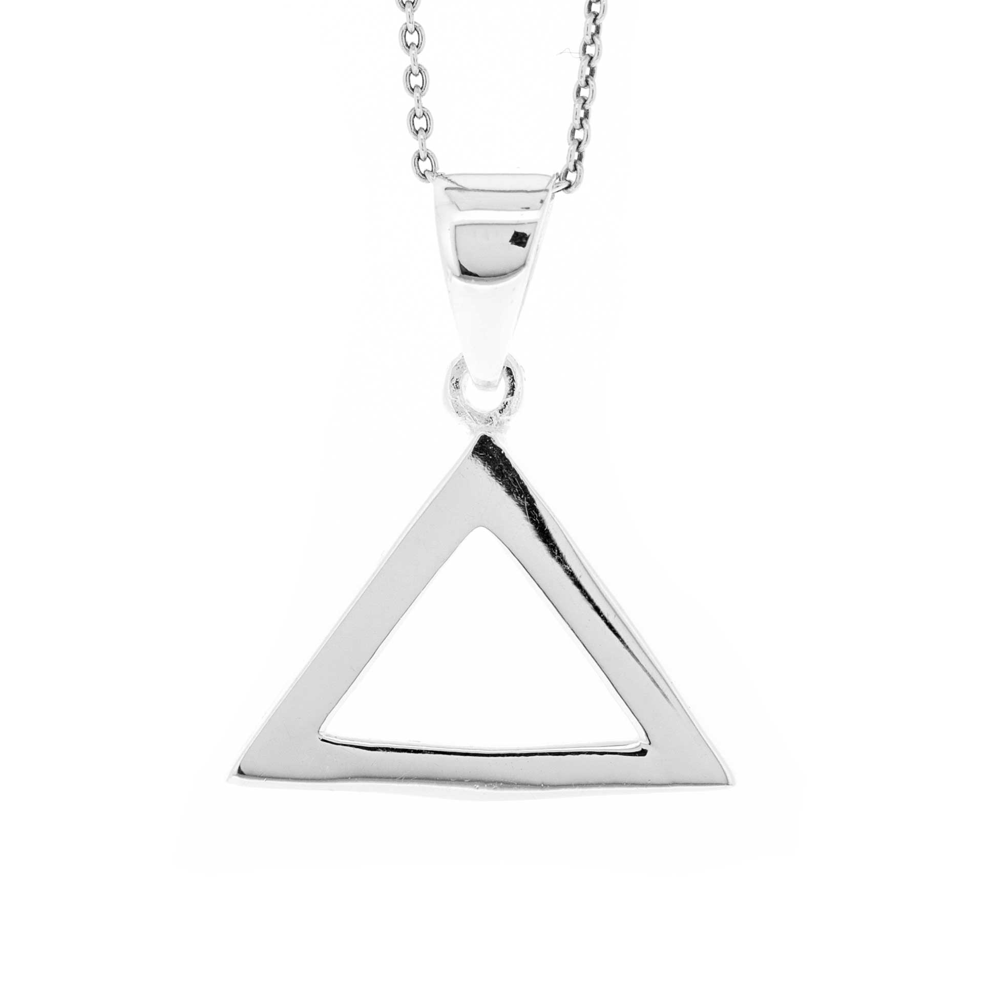 Simply Silver Triangle Pendant