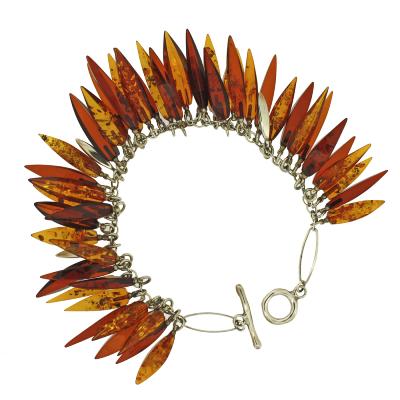 Bespoke Multi Amber Bead Bracelet